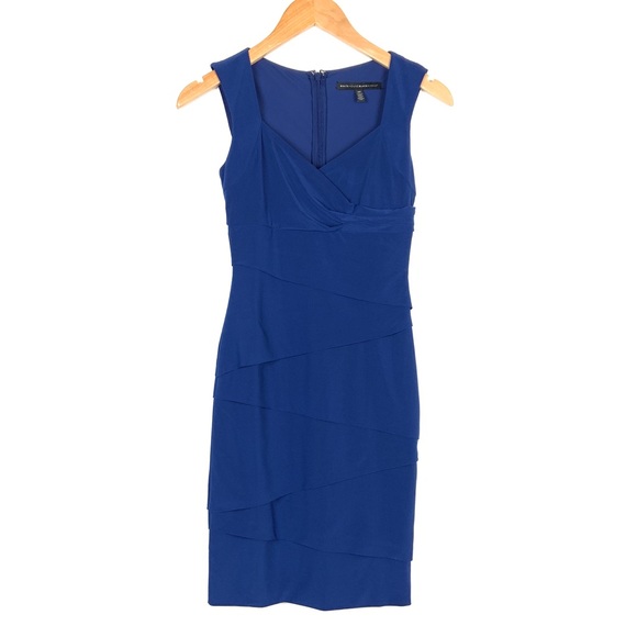 White House Black Market Dresses & Skirts - White House Black Market Tiered Dress Sz 00 Blue